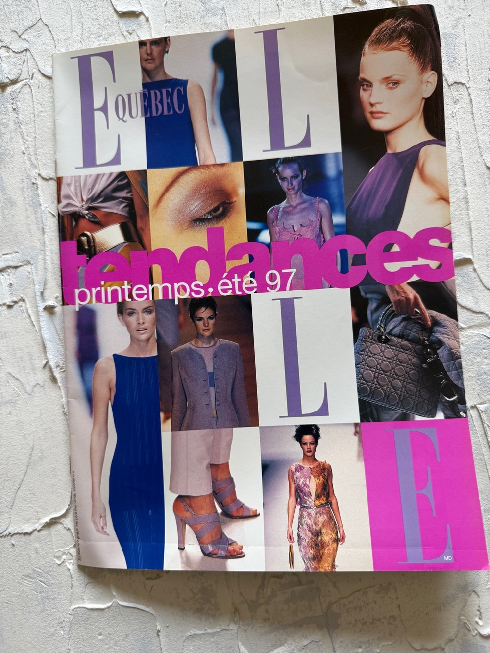 Vintage ELLE Quebec Magazine March 1997 - Picture 4 of 6